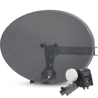 Freesat or Sky Zone 1 Satellite Dish with Wideband LNB
