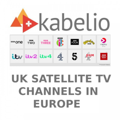 Kabelio UK Satellite TV Channels available in Europe